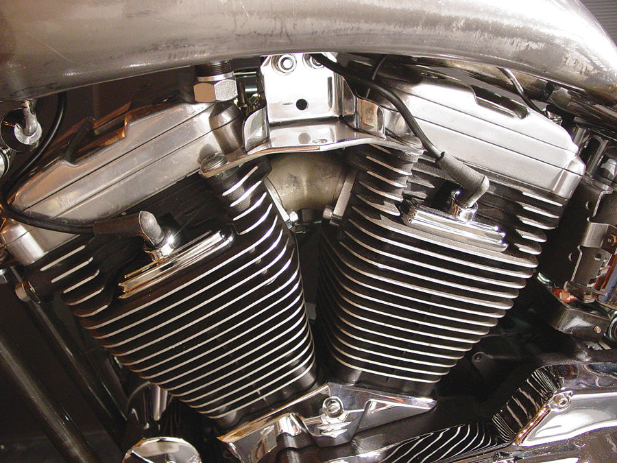 Head Bolt and Spark Plug Cover Kit Chrome