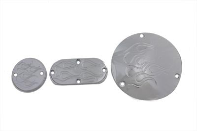 Flame Cover Set Chrome