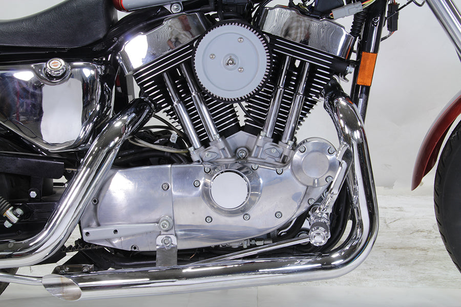 Smooth Chrome Ignition System Cover with Hidden Screws