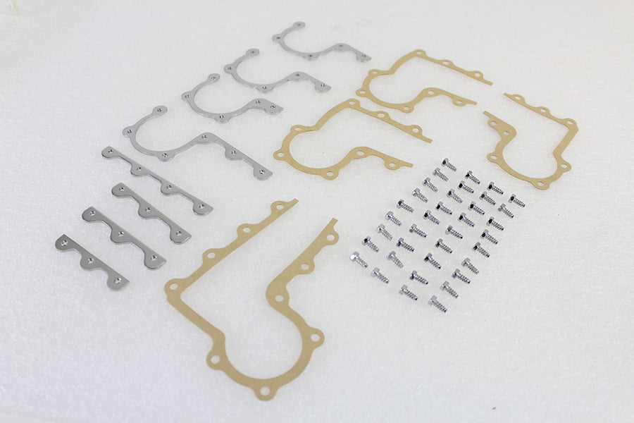 Cover Strip and Gasket Kit Chrome