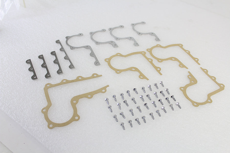 Cover Strip and Gasket Kit Chrome
