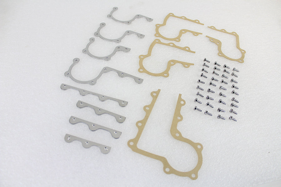 Cover Strip and Gasket Kit Chrome
