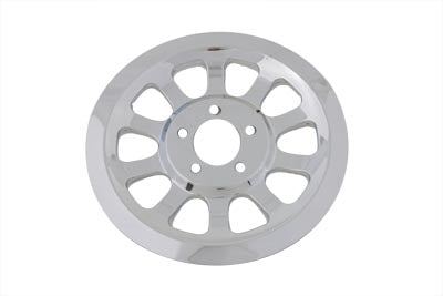 Outer Pulley Cover 66 Tooth Chrome