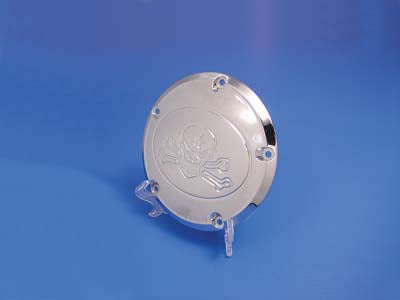 Skull Derby Cover Chrome