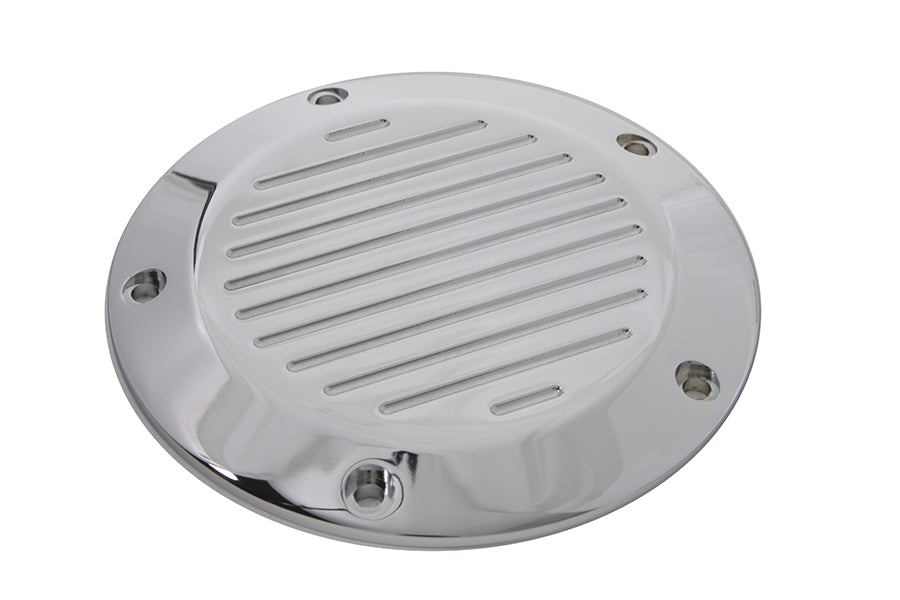 Chrome Ball Milled 5-Hole Derby Cover