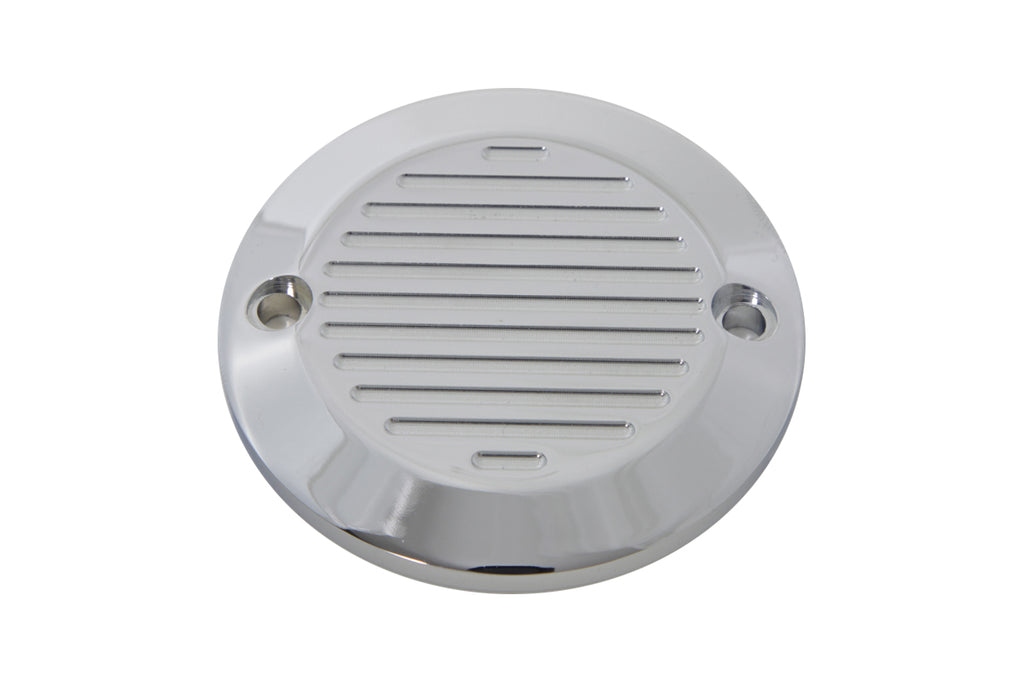 Chrome 2-Hole Ball Milled Ignition System Cover