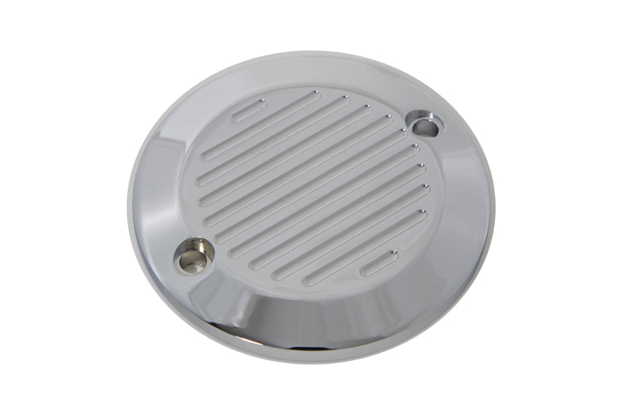 Chrome 2-Hole Ball Milled Ignition System Cover