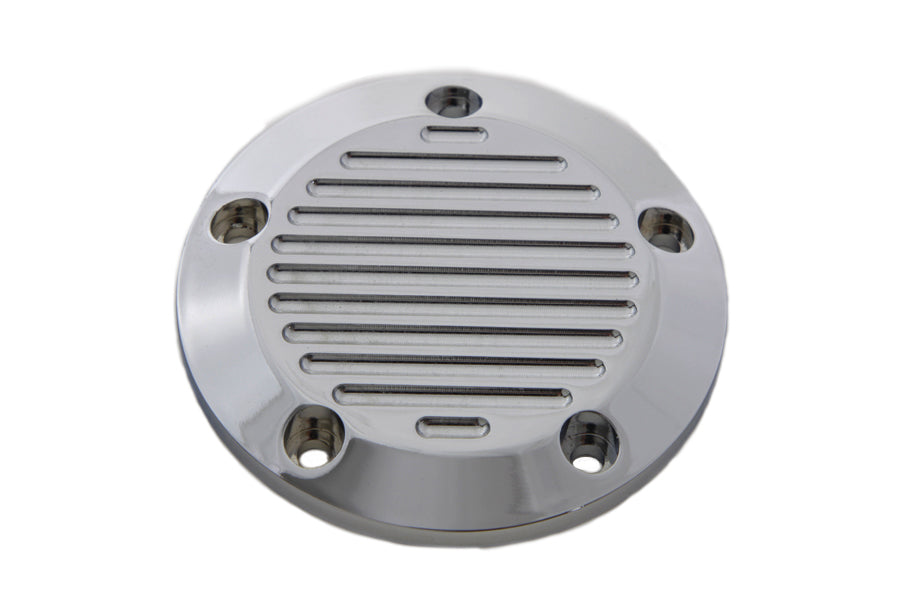 Chrome 5-Hole Ball Milled Ignition System Cover