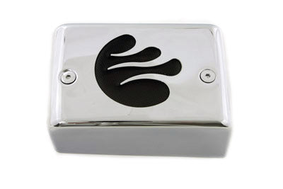 Chrome Ignition Module Cover with Flame