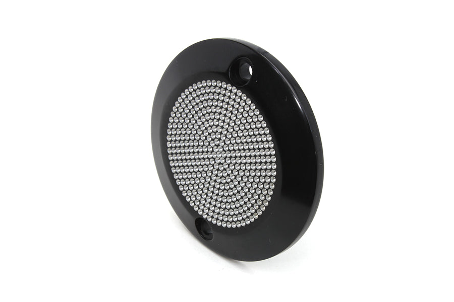 Black 2-Hole Perforated Ignition System Cover