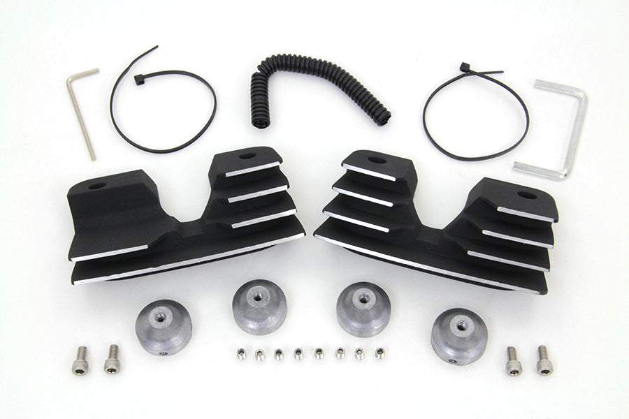 Head Bolt and Spark Plug Cover Kit Black