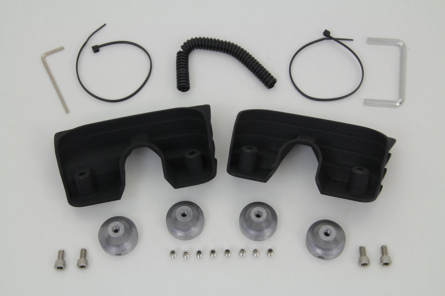 Head Bolt and Spark Plug Cover Kit Black