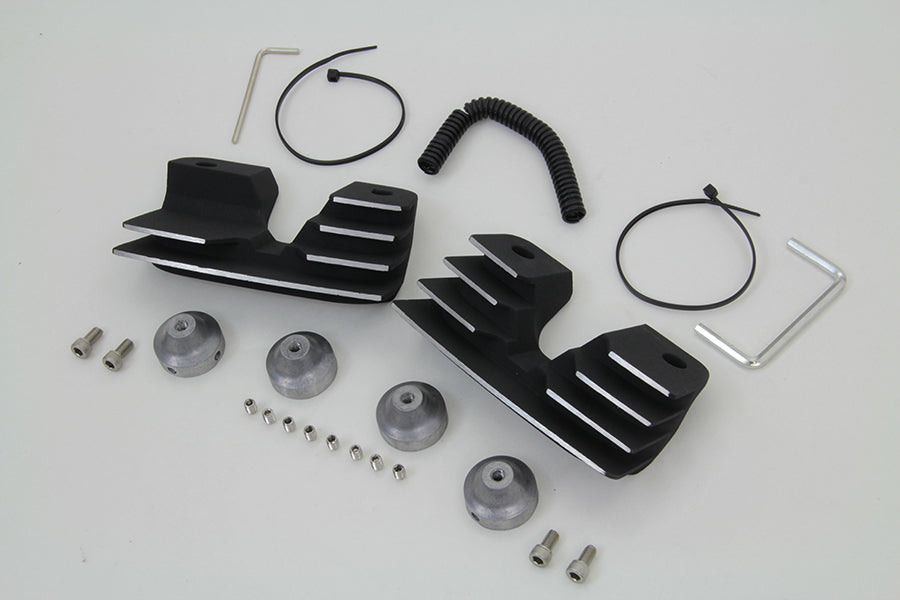 Head Bolt and Spark Plug Cover Kit Black