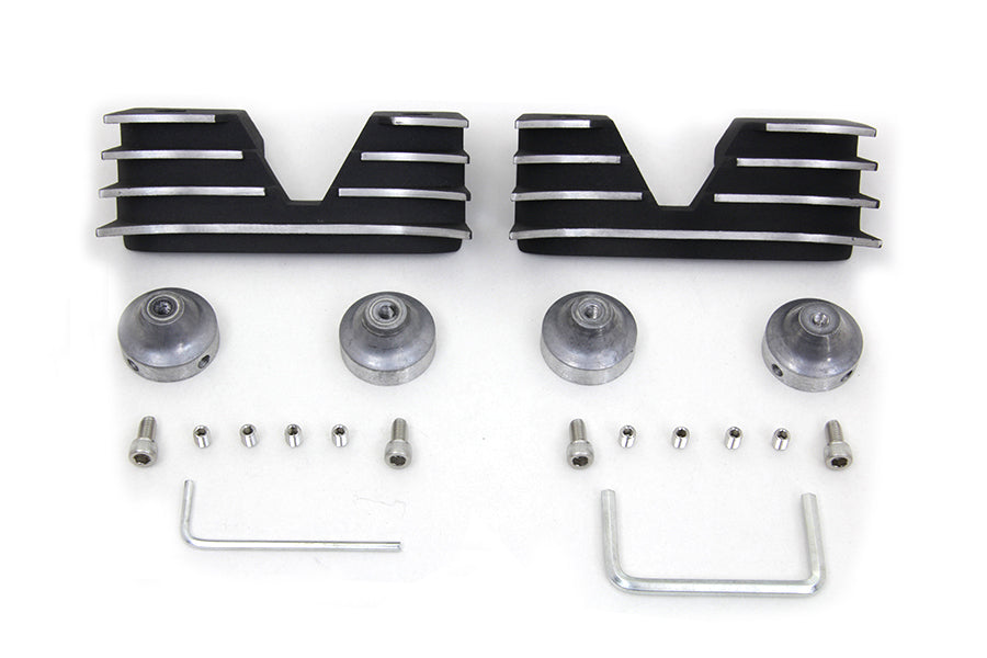 Head Bolt and Spark Plug Cover Kit Black