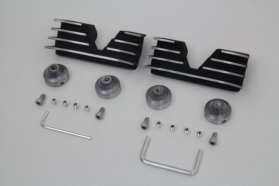 Head Bolt and Spark Plug Cover Kit Black