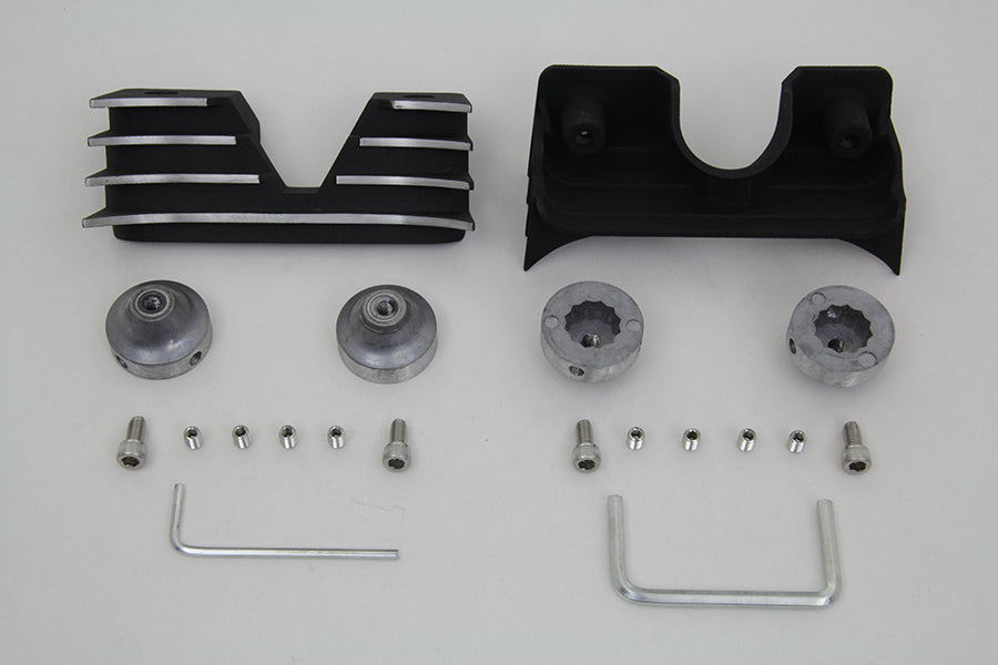 Head Bolt and Spark Plug Cover Kit Black