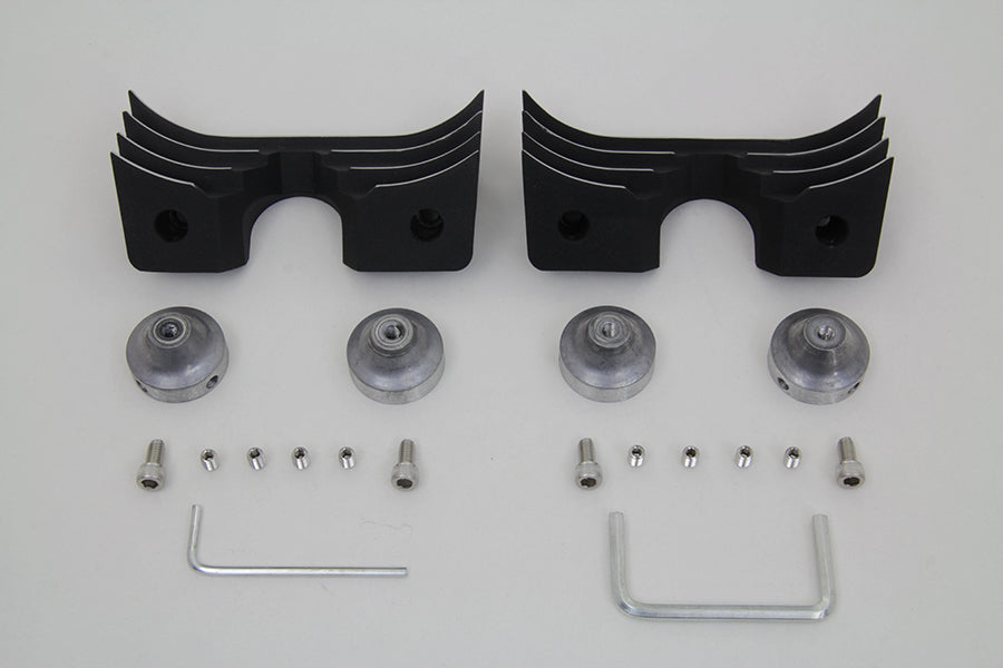 Head Bolt and Spark Plug Cover Kit Black
