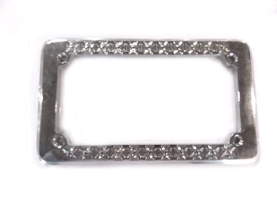 License Plate Frame Maltese Style Chrome