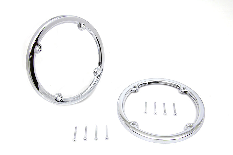Chrome Rear Tour-Pak Speaker Trim Set