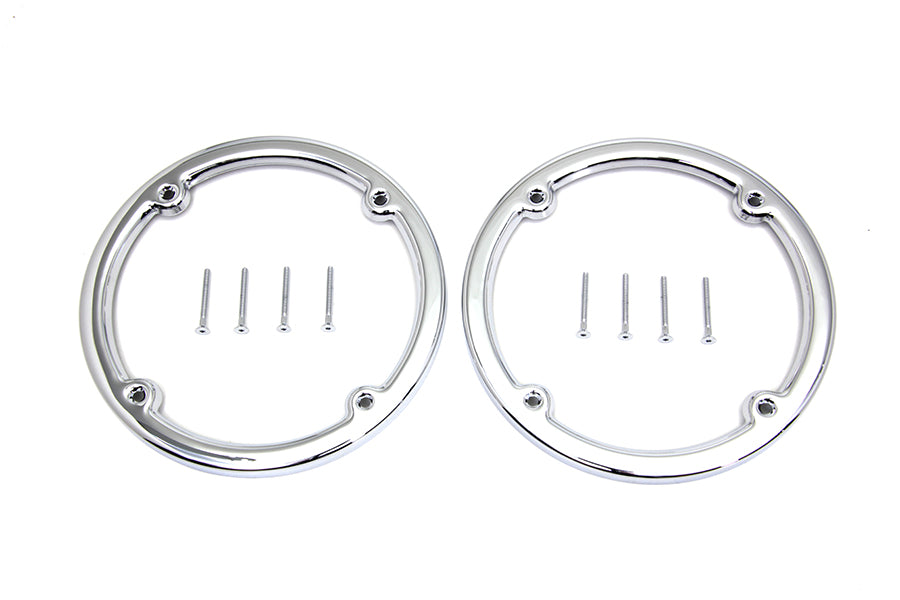 Chrome Rear Tour-Pak Speaker Trim Set