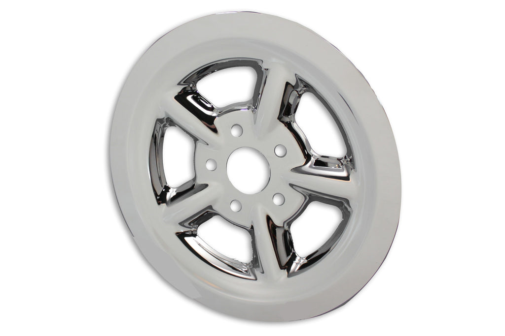 Rear Pulley Cover 68 Tooth Chrome