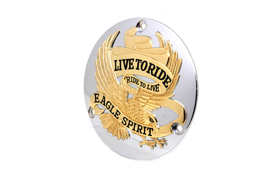 Eagle Spirit Derby Cover Gold Inlay