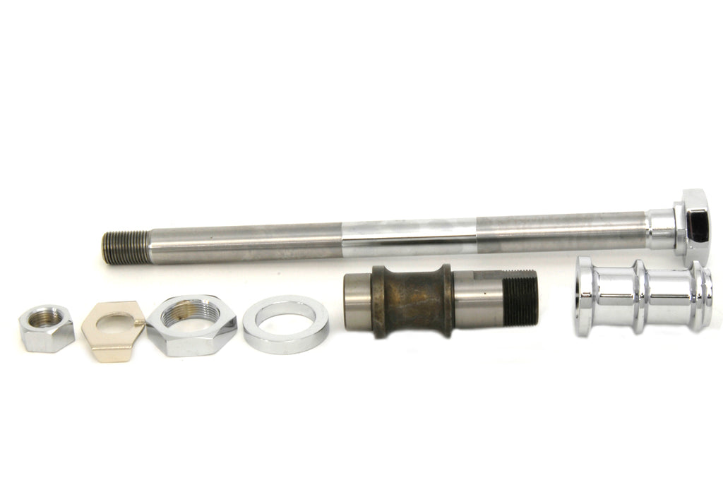 Chrome Rear Axle Kit Hex Type