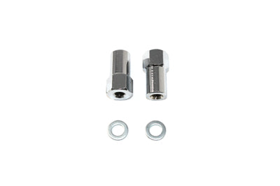 Chrome Axle Adjuster Nut Set