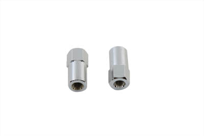 Chrome Billet Nut Set Fine Thread