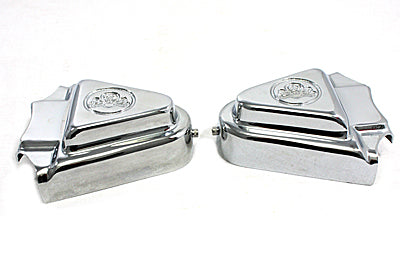 Rear Axle Covers Chrome Skull Design