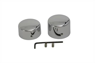 Chrome Rear Axle Nut Cap Set