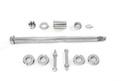 Chrome Rear Axle Kit