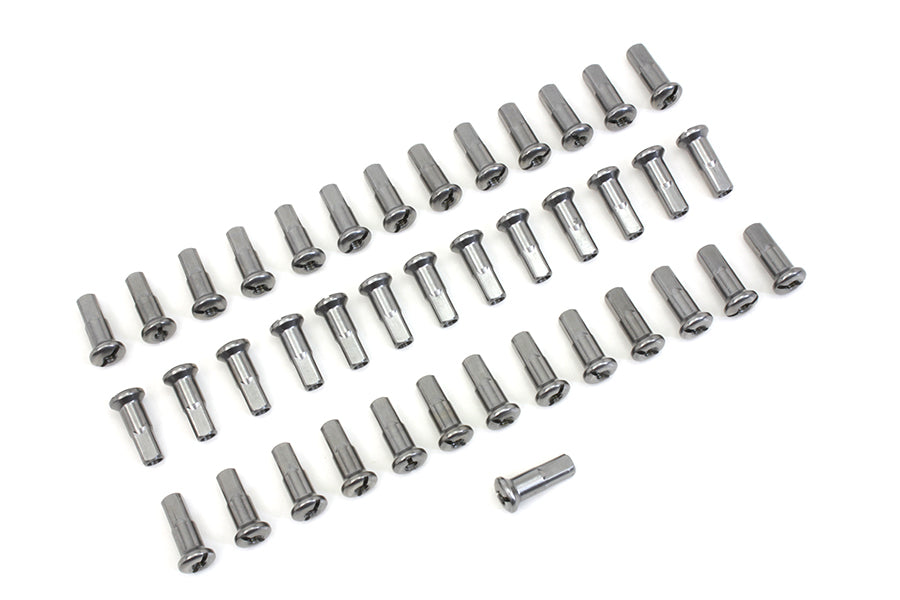 Spoke 40 Piece Cadmium Nipple Set