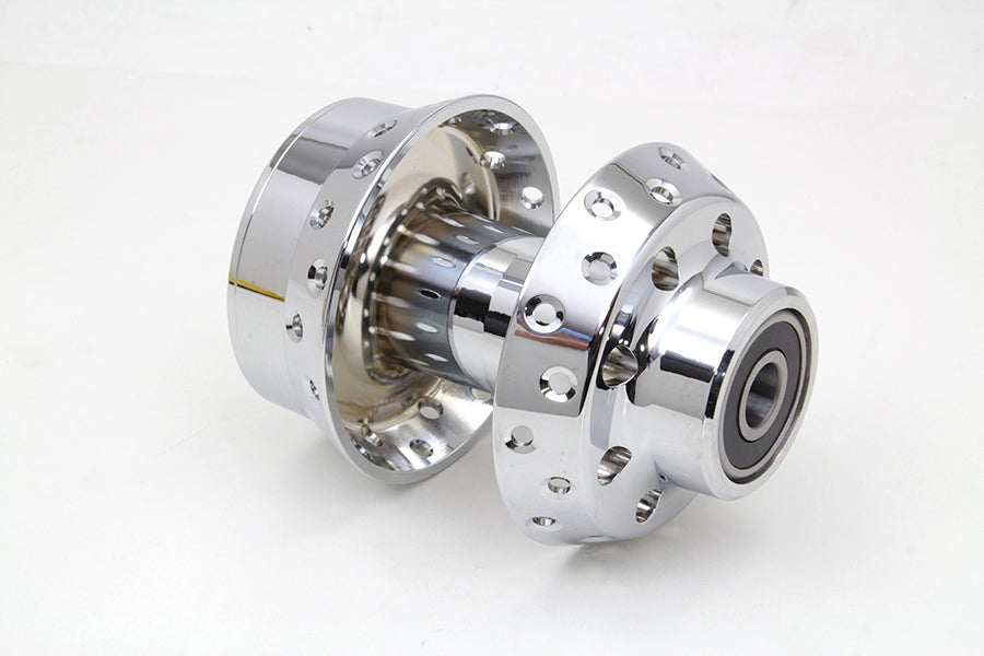 Chrome Front Wheel Hub 3/4 Bearings
