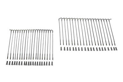 Chrome 21 Spoke Set Twirled Type Buchanan