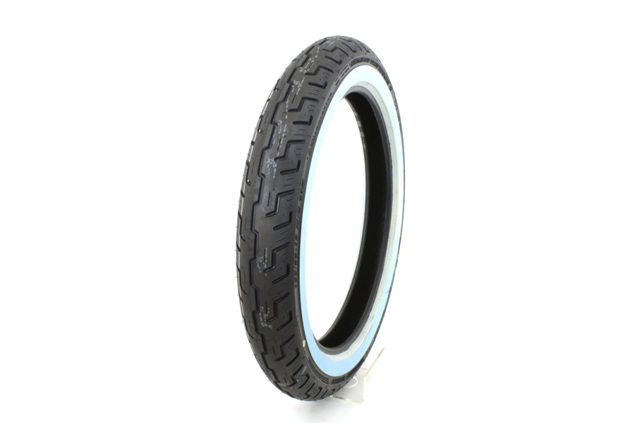 Dunlop D401 100/90H X 19 Front Wide Whitewall Tire