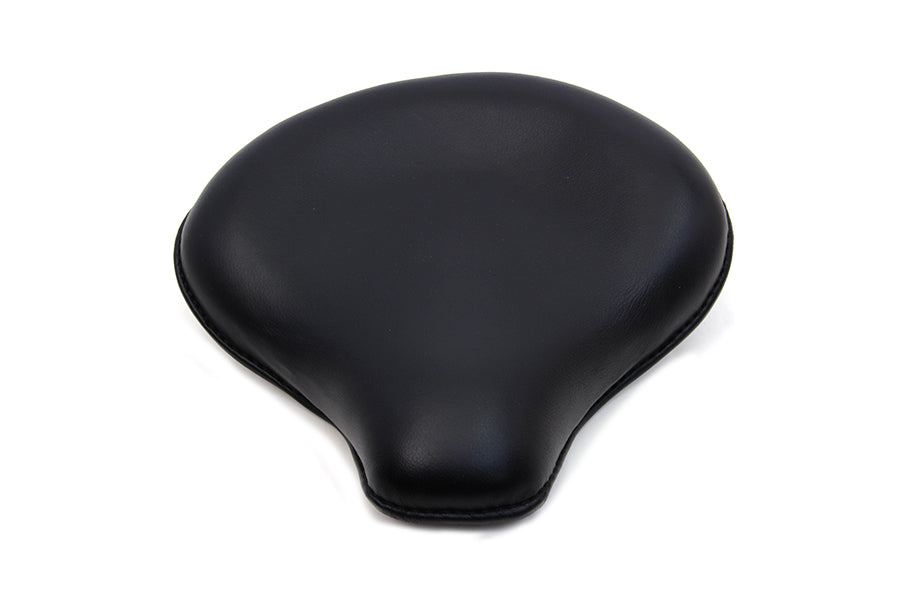 Black Leather Solo Seat