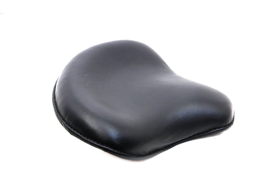 Black Leather Solo Seat