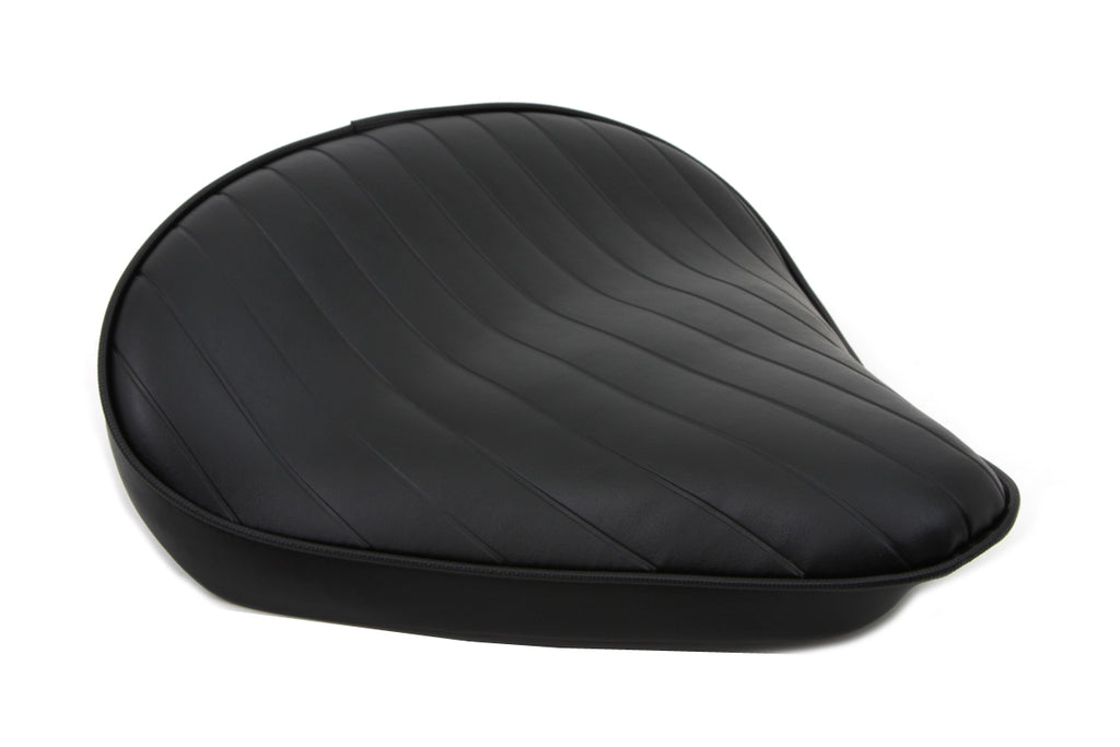 Black Tuck and Roll Solo Seat Large