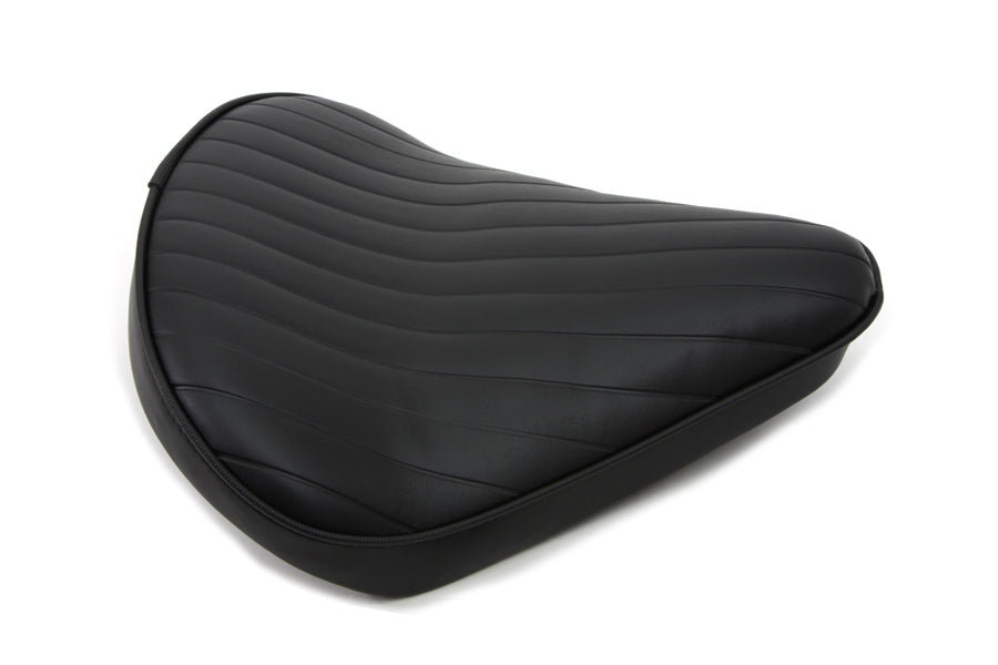 Black Tuck and Roll Solo Seat Large