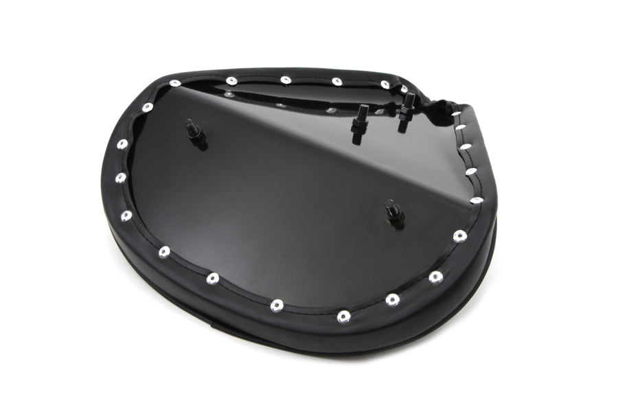 Black Tuck and Roll Solo Seat Large