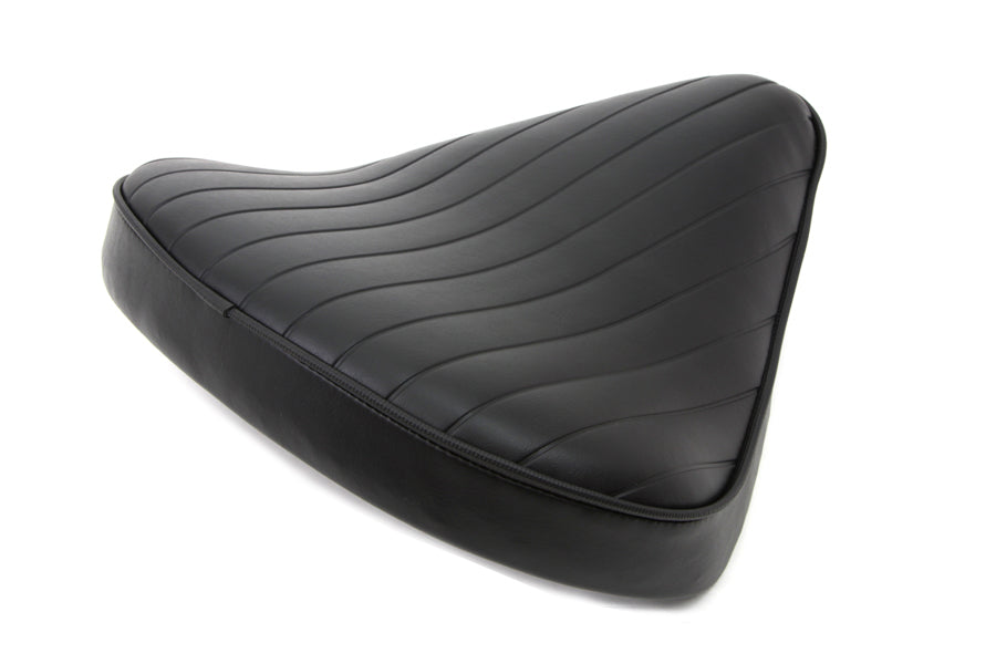 Black Tuck and Roll Solo Seat Large