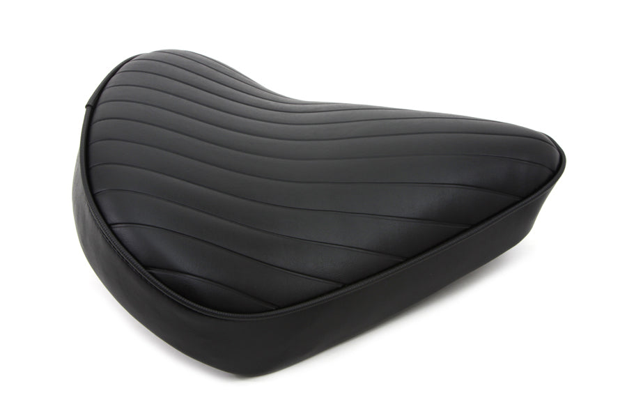 Black Tuck and Roll Solo Seat Large
