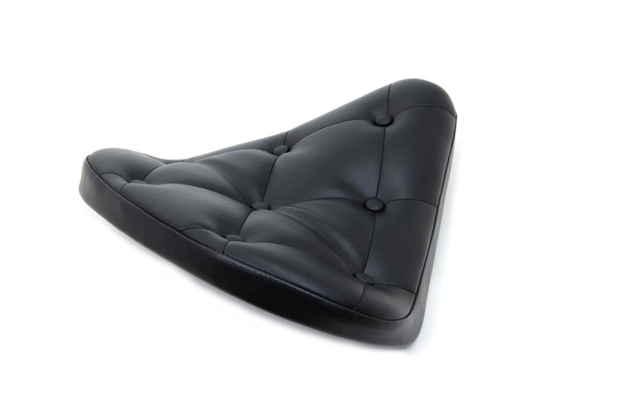 Black Vinyl Solo Seat with Buttons