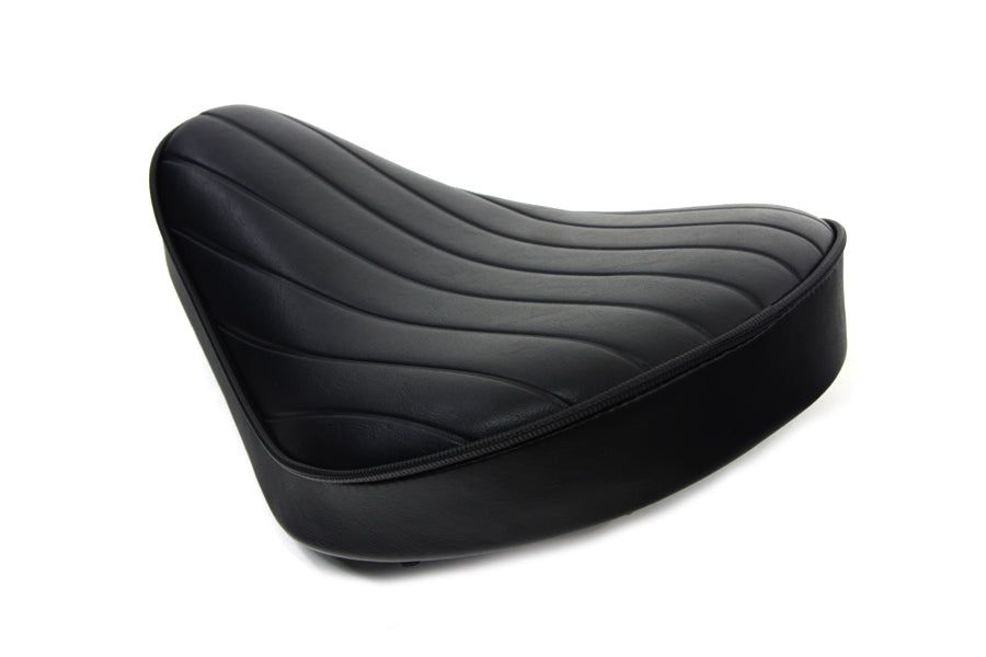 Black Tuck and Roll Solo Seat Small