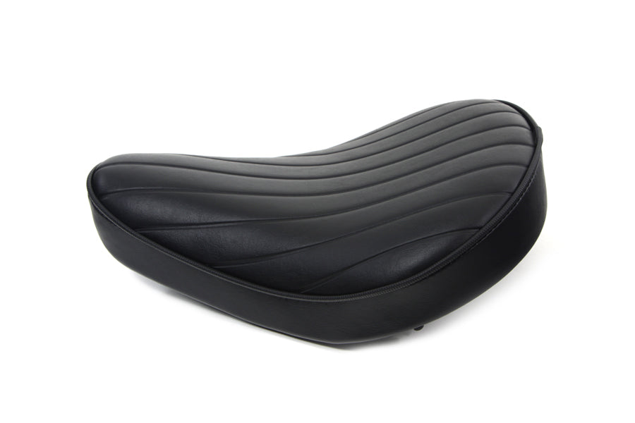 Black Tuck and Roll Solo Seat Small