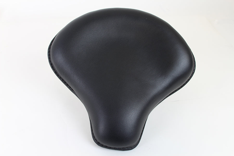 Black Leather Solo Seat