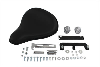 Black Leather Solo Seat Kit