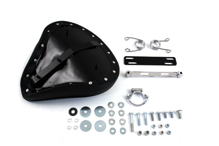Black Vinyl Solo Seat and Mount Kit