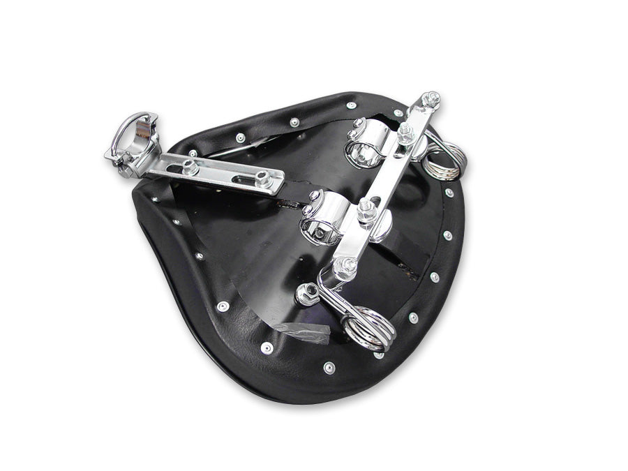 Black Vinyl Solo Seat and Mount Kit